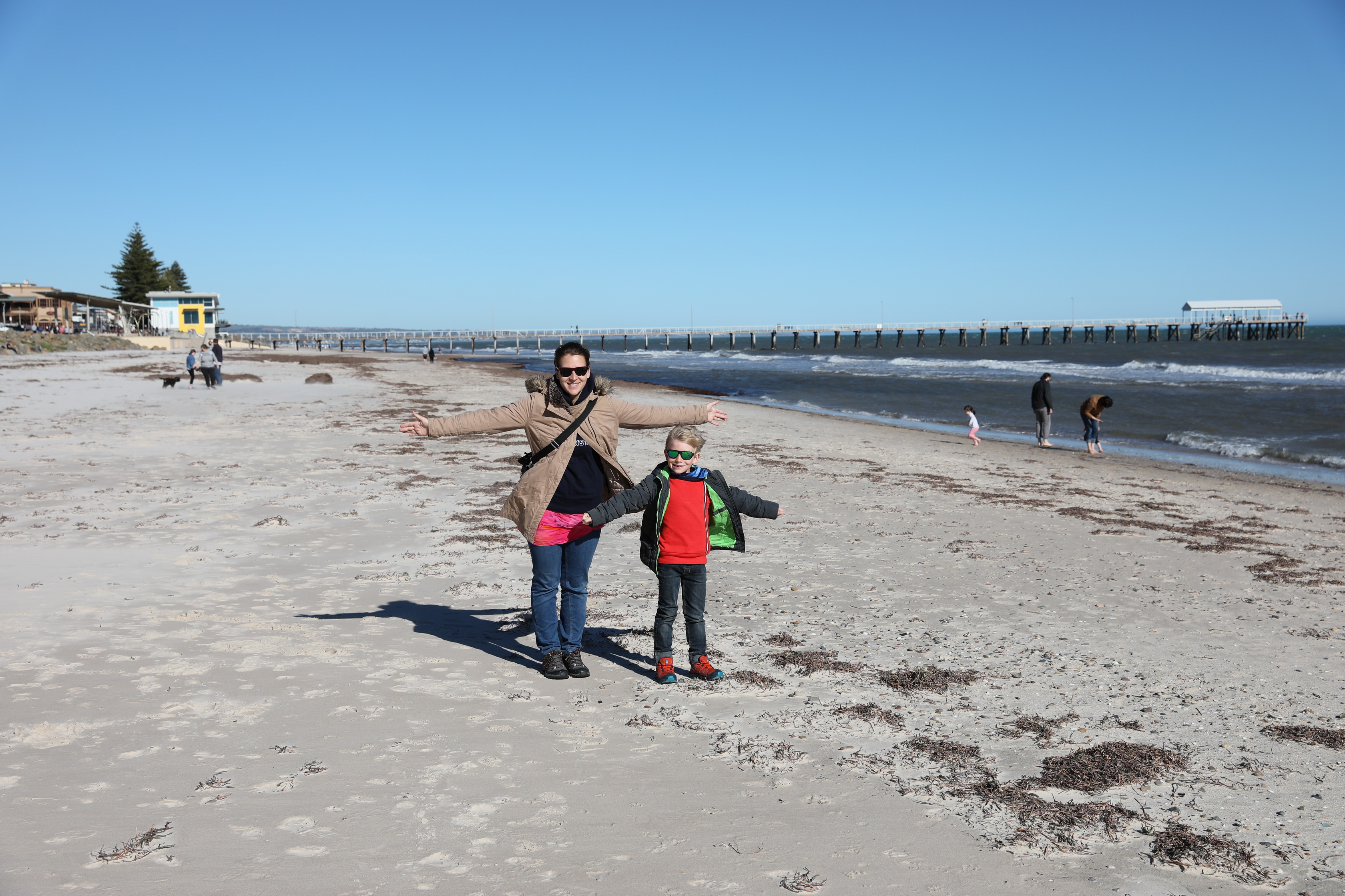 Henley Beach bei Sonnenschein